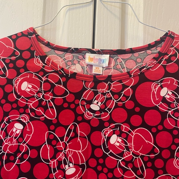 NWT LuLaRoe Minnie Mouse Irma Tunic Top - Picture 3 of 10